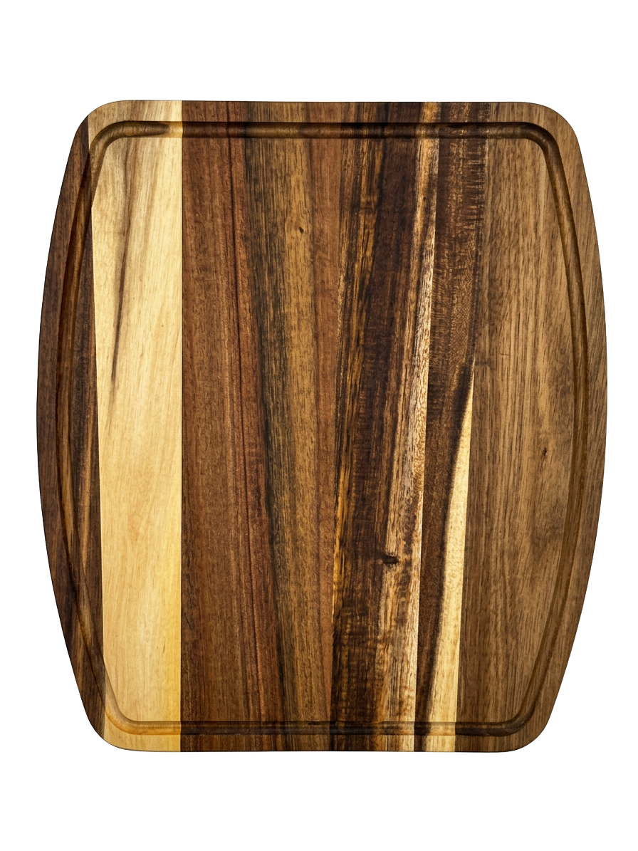 Cutting Board with Curved Sides