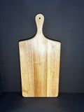 Rubber Wood Charcuterie Paddleboard with Handle