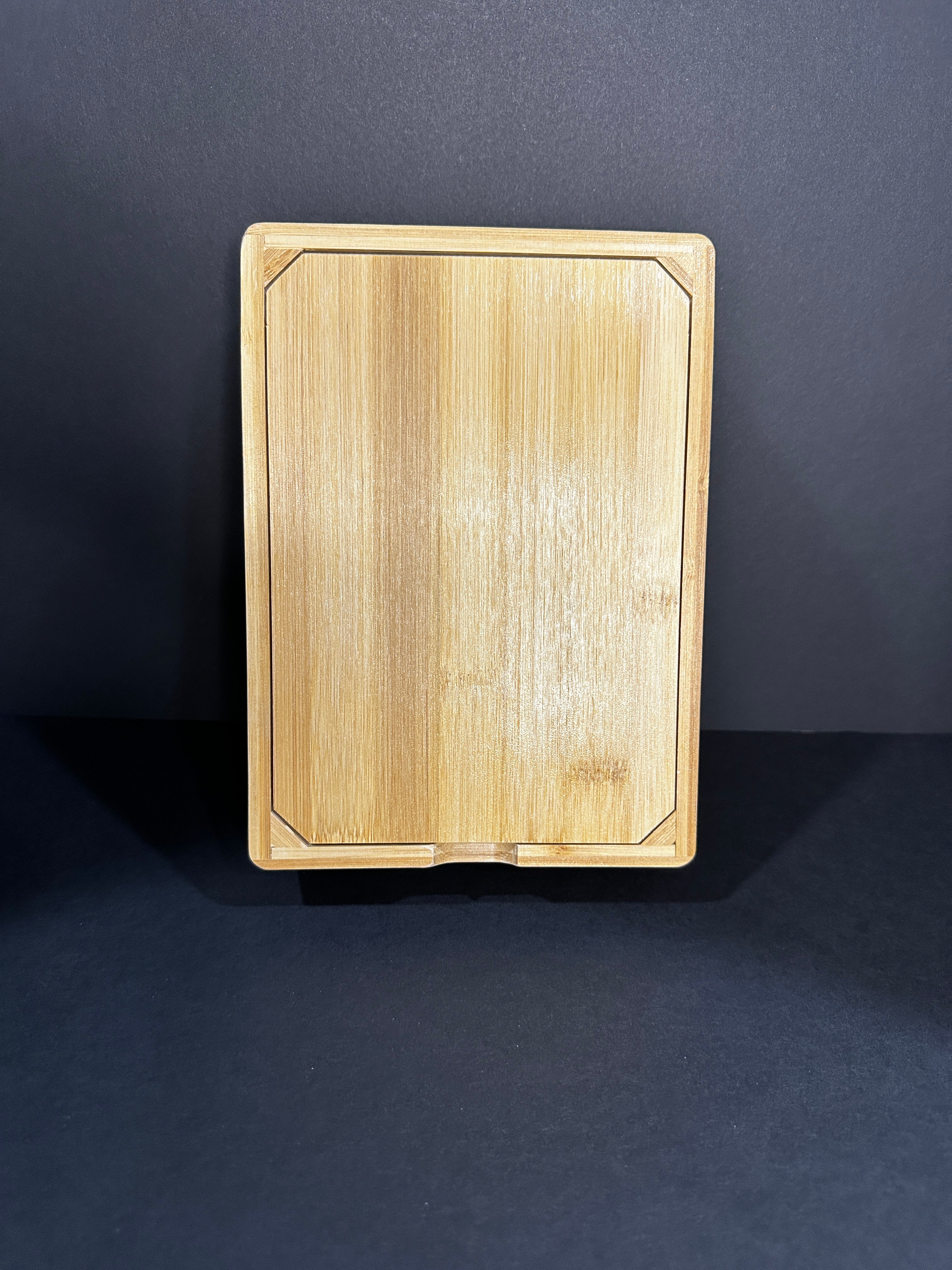 Bamboo Beauty Organizer with Mirror